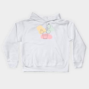 Pastel Cactus Kids Hoodie